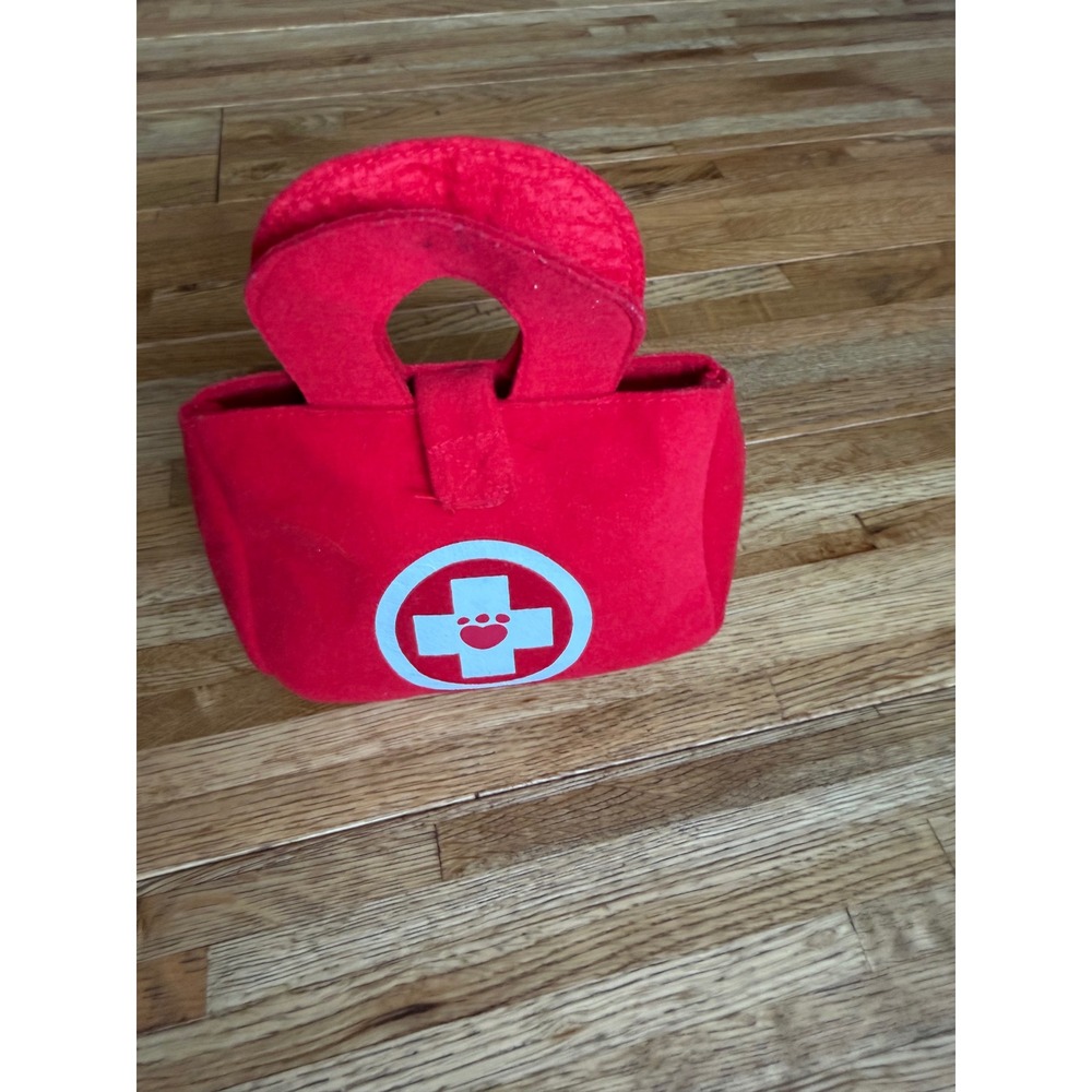 Build a bear Plush Red Vet Kit Toy Stethoscope Syringe Bandage Pretend Play